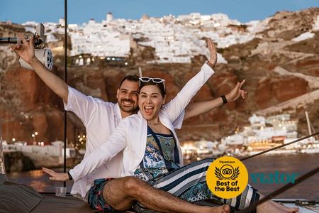Santorini Caldera Cruise: Swim-Stops, Greek Meal and Sunset Views