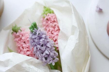 Paris: Handcrafted Beeswax Hyacinth Candle Workshop