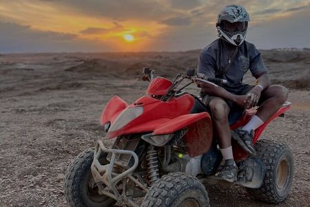 Marrakech : Agafay desert Quads, Camels & Dinner with Fire Show