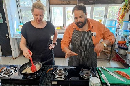 Authentic Indian Cooking Classes at Palolem Beach Road Goa