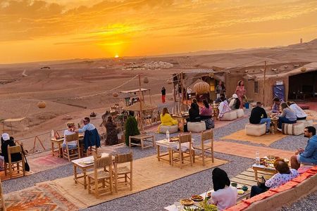 Marrakech Desert Tour & Sunset Camel Ride with Dinner Show 