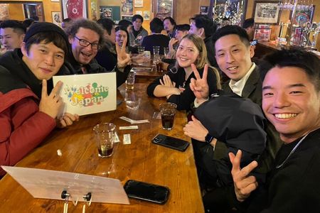 Meet Osaka locals and Japanese speaking experience at Pub Umeda 