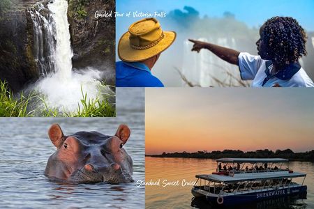Basic Combo Std Sunset Boat Cruise & Guided Tour of Victoria Fall