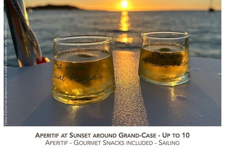 St Martin Grand Case: Private cruise after sunset