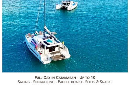 St Martin Gd-Case: Private day in all inclusive catamaran