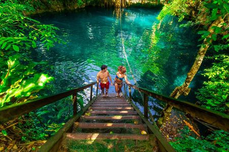 From Playa del Carmen ATV Adventure with Ziplines, Cenote