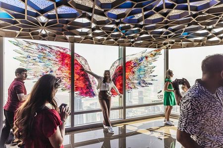 Dubai Sightseeing Full Day Trip with Burj Khalifa from Abu Dhabi