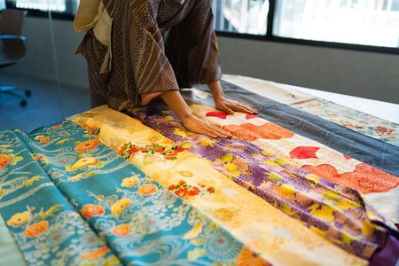 Kimono Art Workshop in Tokyo