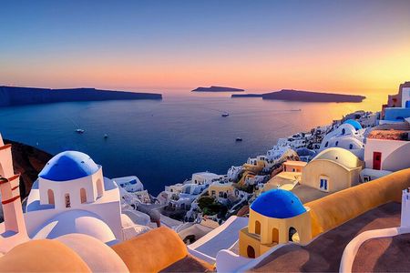 Santorini Highlights Minibus Tour with Oia Sunset