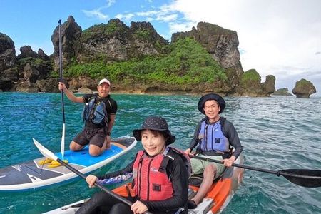Okinawa East Coast 3-hour Marine Experience: Kayak or SUP