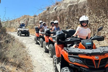 Santorini ATV-Quad Off-road Experience Tour + Transportation 