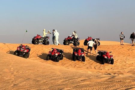 Dubai Desert Safari Red Sand-Dune Bashing-ATV and Belly Dance