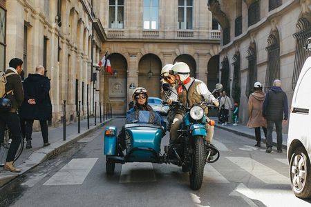 Paris Private Flexible Duration Guided Tour on a Vintage Sidecar