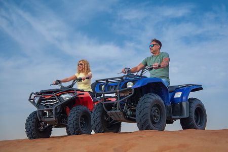 Evening Quad Bike, Desert Safari in Dubai , BBQ Dinner and Shows