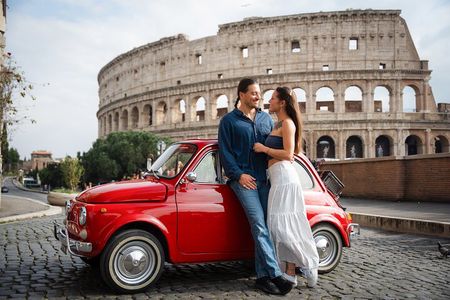 Fiat 500 Retro Car Tour with Professional Photoshoot