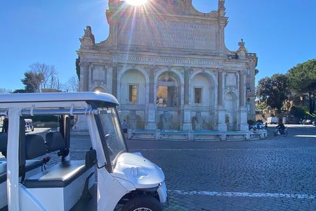 Exclusive ROME - Golf Cart City Tour with Italian Gelato