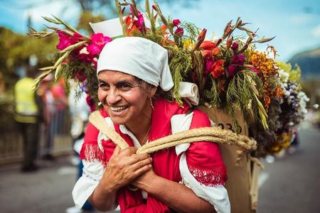 Medellin the Arví Park and flower farm and mountaineering lunch