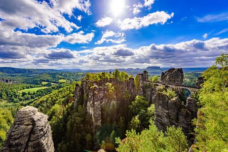  Stunning Views of Bohemian Switzerland: Gate, Tisa Rocks, Bastei