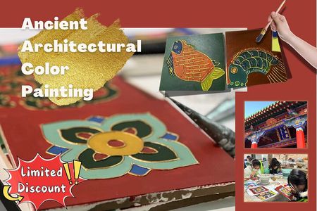 Ancient Architectural Color Painting- Create your own piece