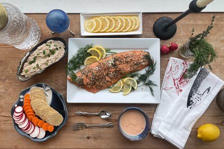 Alaskan Salmon Cooking & Dining Experience