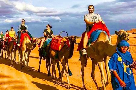Marrakech Agafay Desert Camel Ride, Dinner and Fire Show
