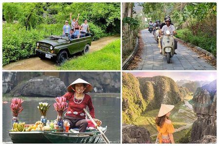 Full Day Ninh Binh Tour From Hanoi With Jeep or Vespa Experiences