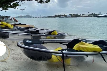 Clear Kayak Tour in South Miami Beach and Biscayne Bay