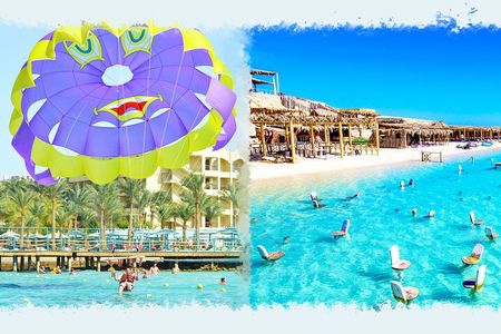 Orange Bay Island, sea trip Parasailing & Water Sports - Hurghada