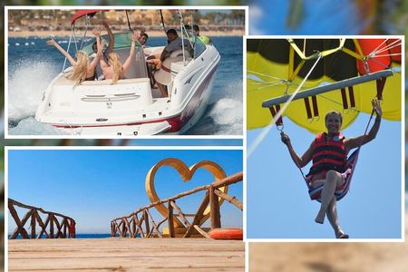 Private Speedboat Orange Island & Parasailing Adventure Hurghada