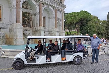Private 3 H Panoramic Tour of Rome By Golf Cart - pick-up included