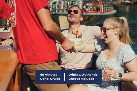 Dutch Cheese & Drinks Guided Amsterdam Boat Tour, All Included