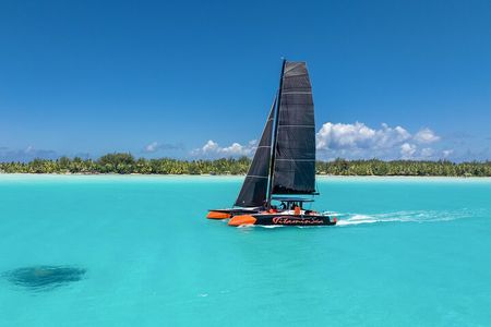 LUXURY Bora Bora Half-Day Sailing, Snorkeling and Floating Bar 