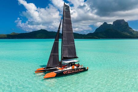 LUXURY Private Catamaran : BORA BORA Half Day Sailing, Snorkeling