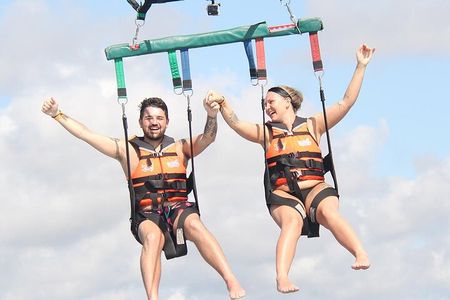 Combo Shared Experience Tour Package in Cancun - Swim & Fly 