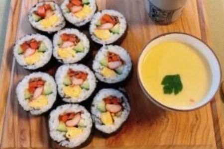 Sushi Roll and Side Dish Cooking Experience in Tokyo