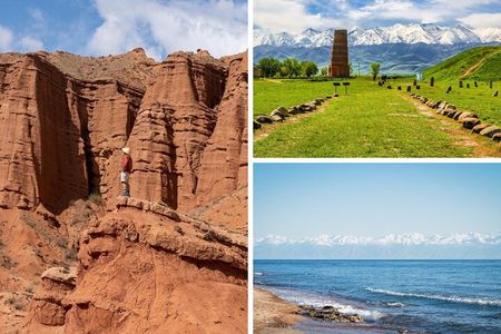 All in One Day: Burana Tower, Konorchek Canyon and Issyk-Kul Lake