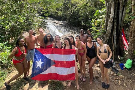 El Yunque Rainforest- Water Slide, Luquillo Beach Guided Tour