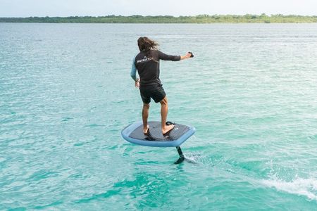 eFoil Rush: Ride the Future on Bacalar's Waters 