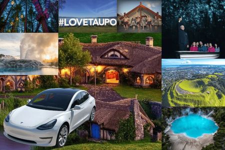 Private 1,2,3 Days Driver & Tesla- Customizable Tour-Unlimited KM