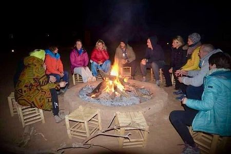 Overnight in Mhamid Desert with Camel Trek Camping in Erg Lihoudi
