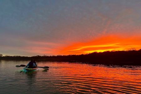 Sunset and Glow Guided Kayaking Tour Grapevine Lake