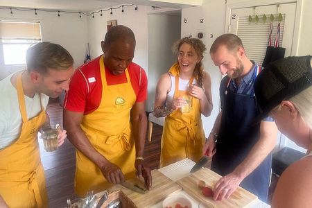 10-Recipe Boozy Panamanian Eat-as-you-Cook Class 
