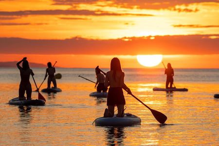 Sunrise Paddle Surf with Instructor and Photos Included