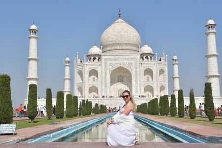 From Delhi: Private Taj Mahal Sunrise, Baby Taj & Fort Tour