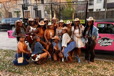 Pink Party Jeep Tour in 3rd Ward HTX