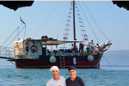 Uninhabited Island Discover Plavnik with a Pirate Ship