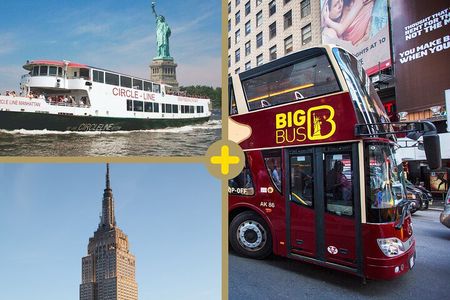 NYC: Empire State, Statue of Liberty, & Hop-on Hop-off (Save 25%)