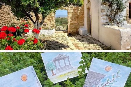 Trip to ancient Aptera with Calligraphy class and Lunch 
