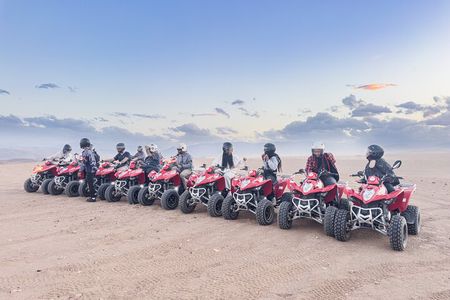 Marrakech: Agafay Desert Quad Biking & Camel RIDE & Dinner & Show