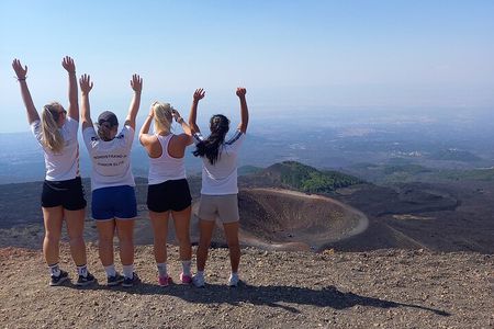 Guided Etna Tour in the morning with pick-up from Catania